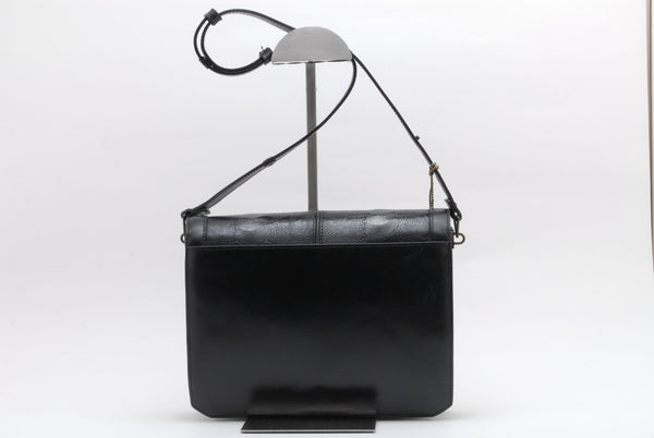 Saint Laurent YSL Envelope Shoulder Bag - Black, Leather