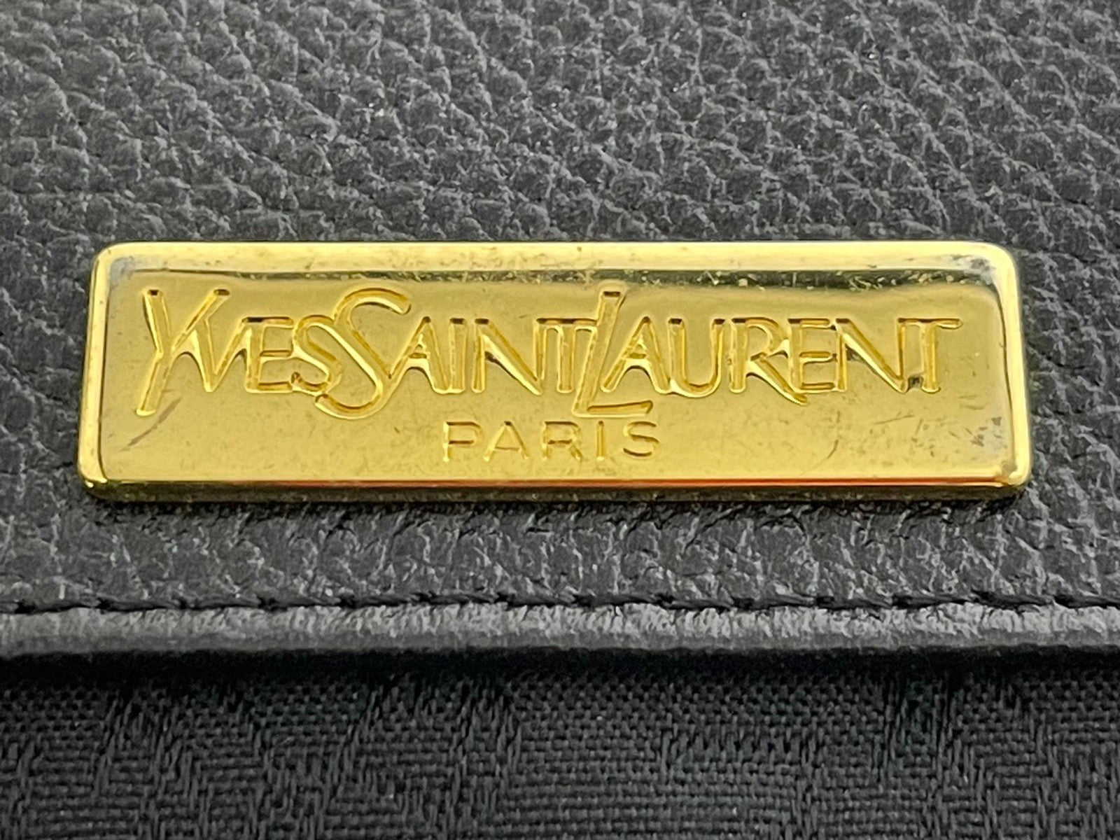Saint Laurent Yves Saint Lauren Shoulder Bag - Black, Leather