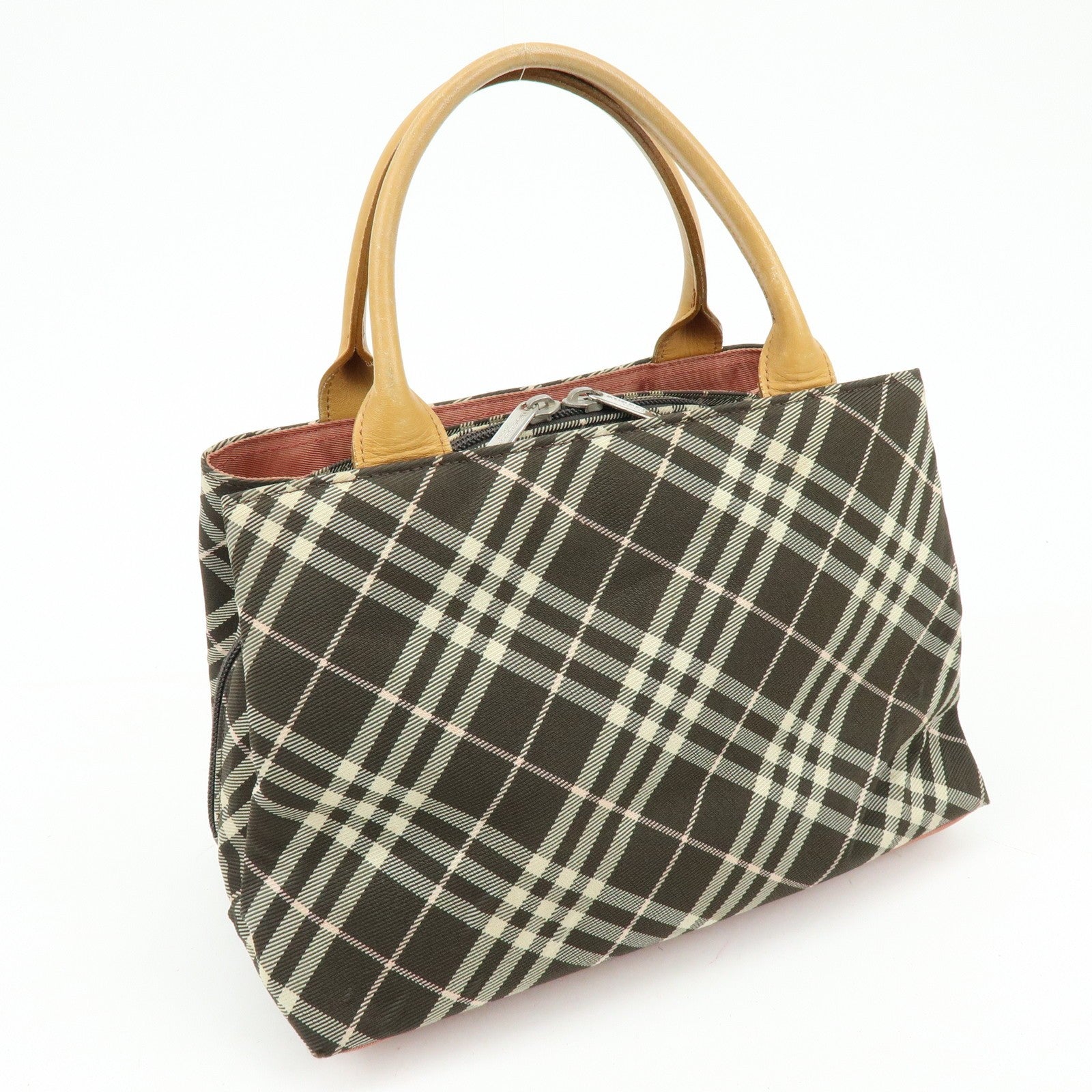 Burberry Blue Label Tote Bag - Brown, Nylon and Leather