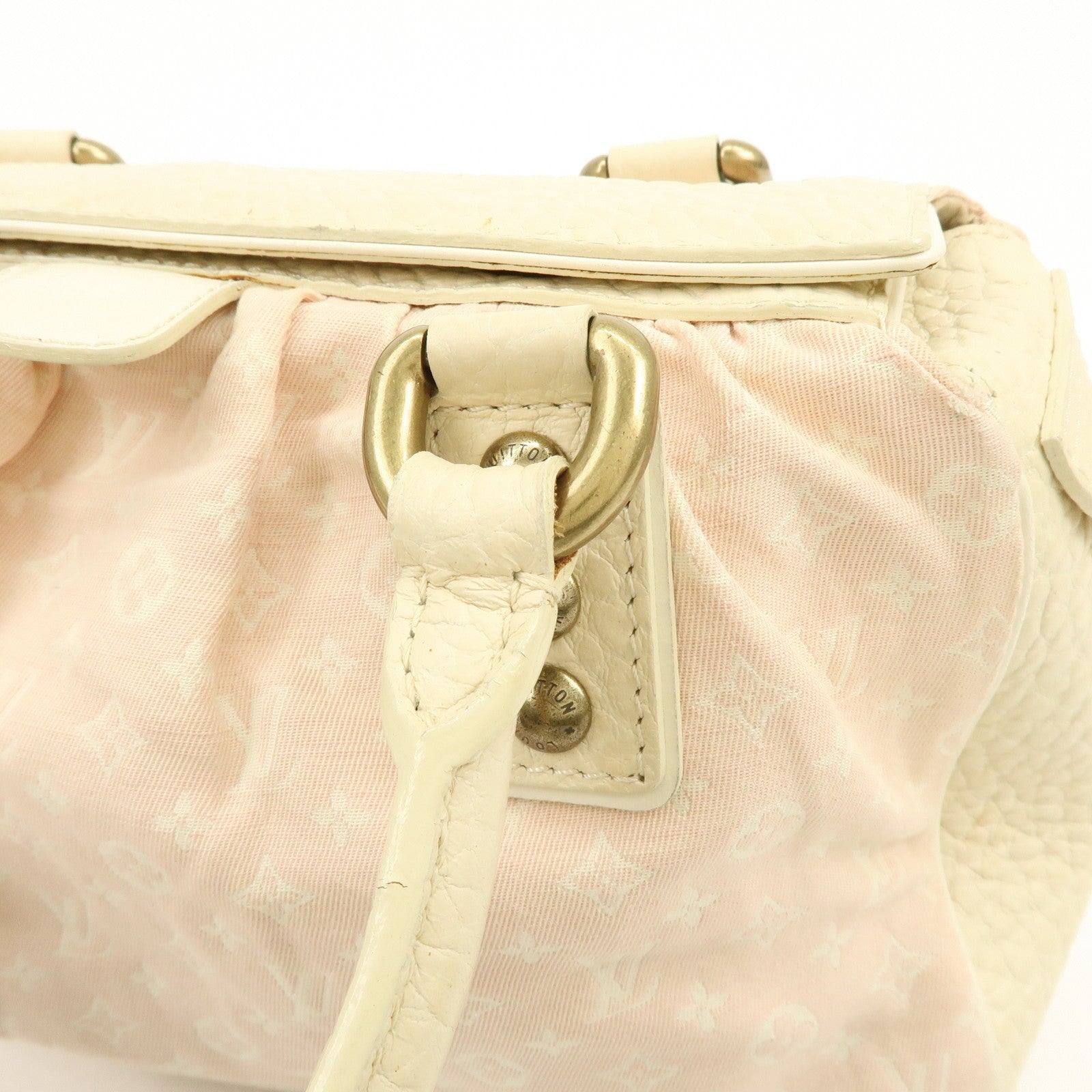 Louis Vuitton Monogram Mini Lin Trapez PM Handbag - Rose, Canvas 
