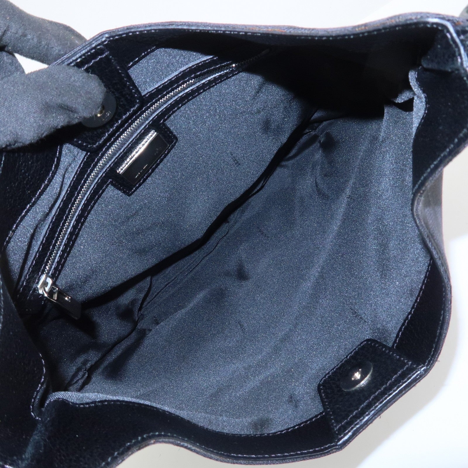 Fendi Shoulder Bag - Black, Canvas Leather