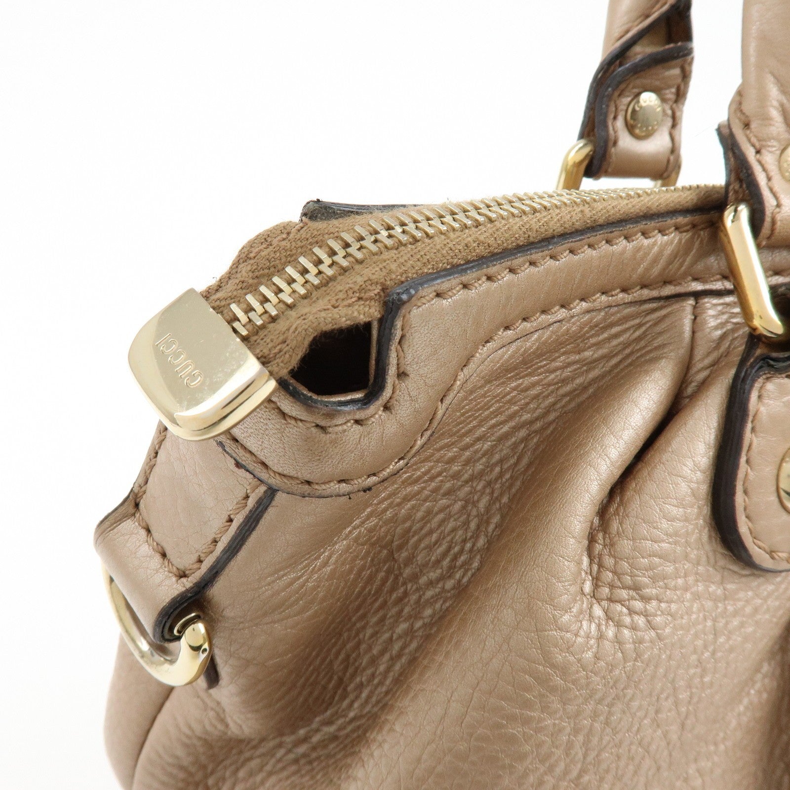 Gucci 2Way Bag - Champagne Gold, Leather