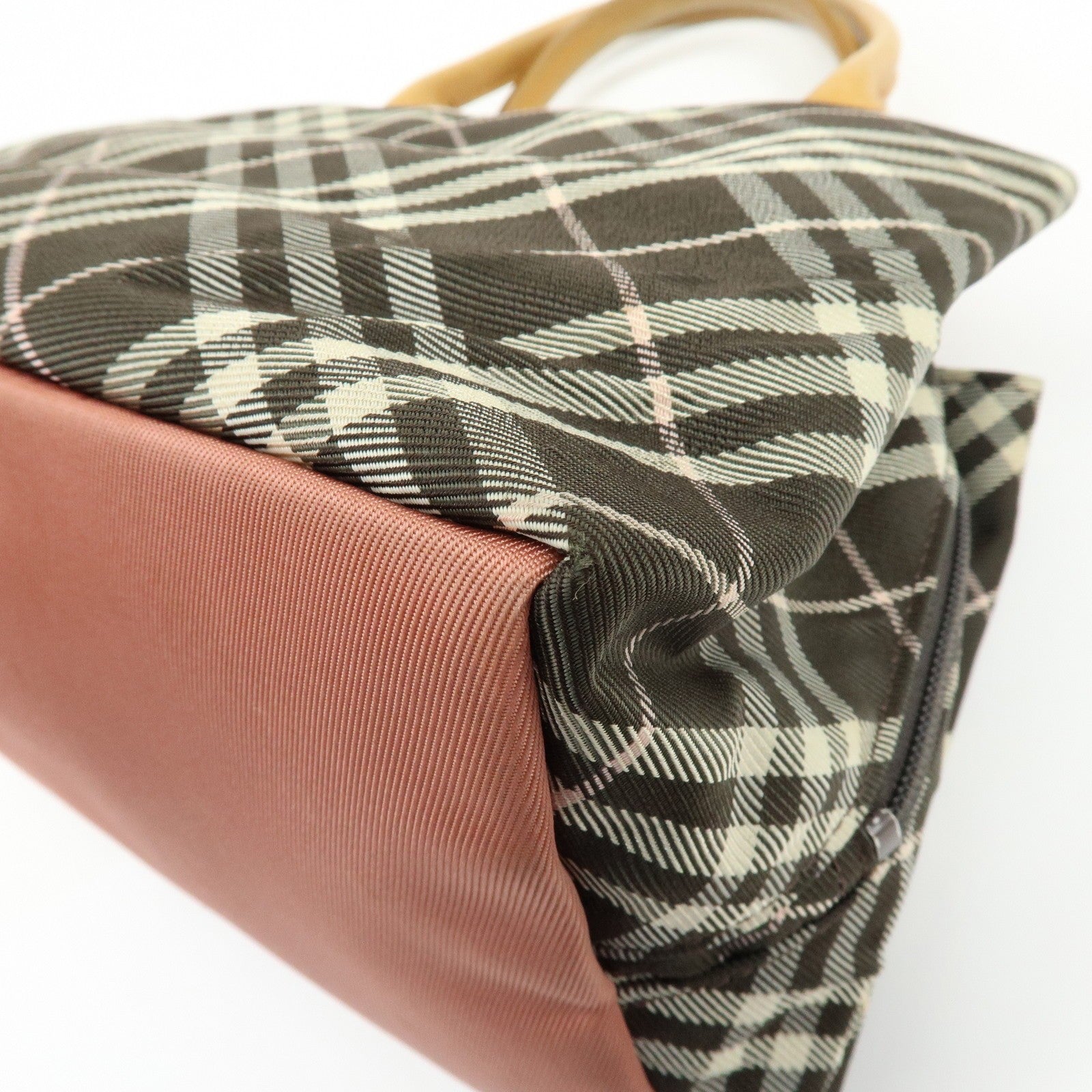Burberry Blue Label Tote Bag - Brown, Nylon and Leather