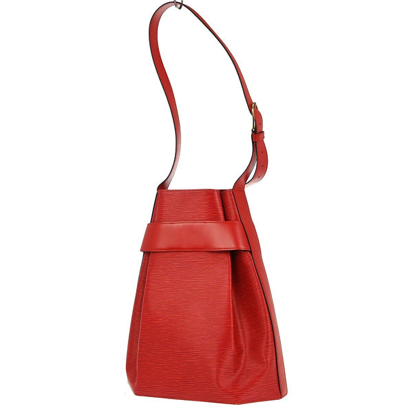 Louis Vuitton Epi Sac De Paul Shoulder Bag - Red, Epi Leather