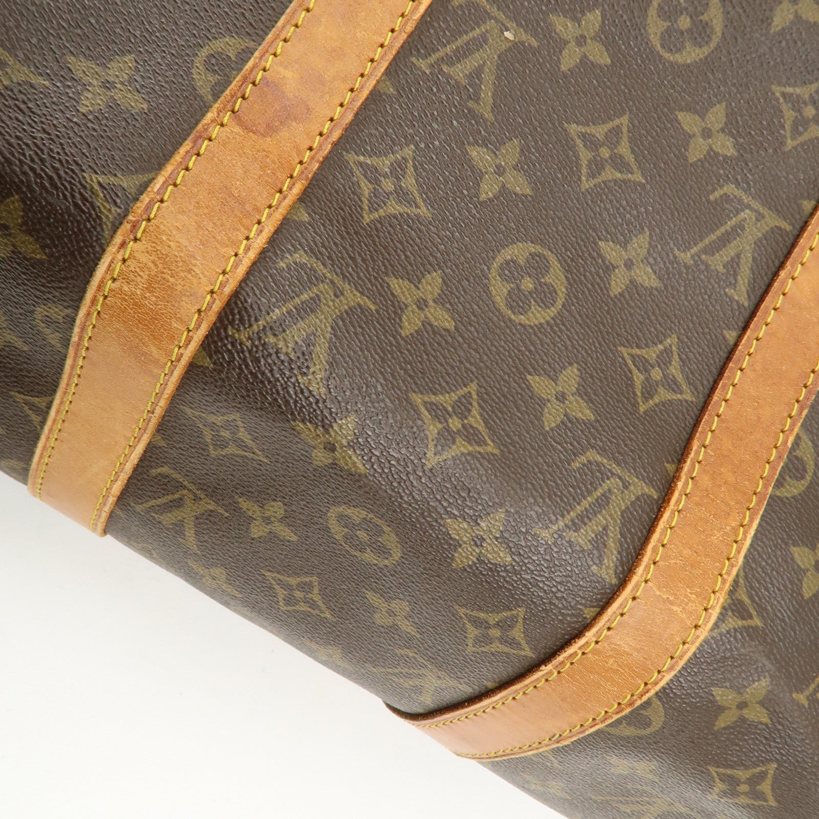 Louis Vuitton Monogram Keep All 50 Boston Bag - Brown, Monogram Canvas, Nume Leather