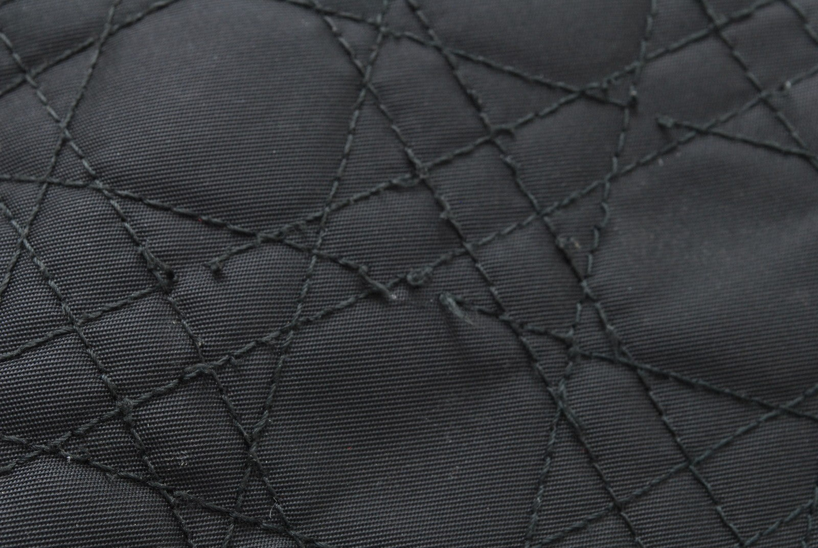 Christian Dior Lady Dior Tote Hand Bag - Black, Nylon