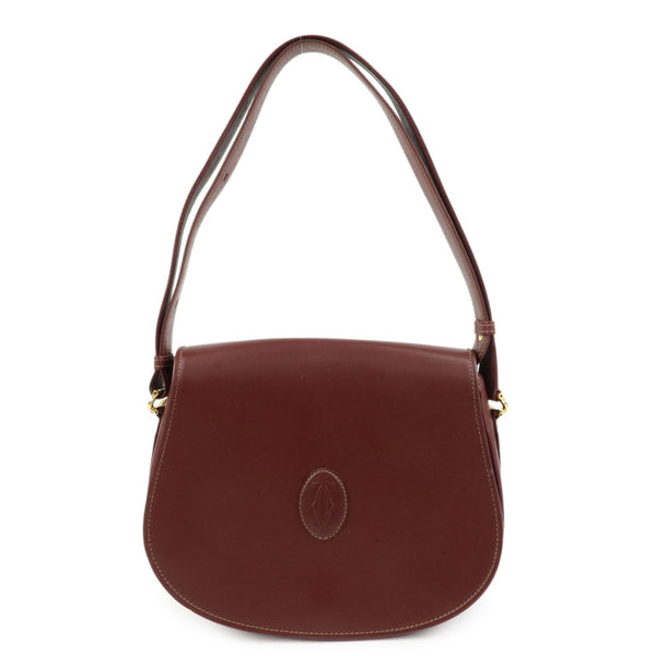 Cartier Must de Cartier Shoulder Bag - Bordeaux, Leather