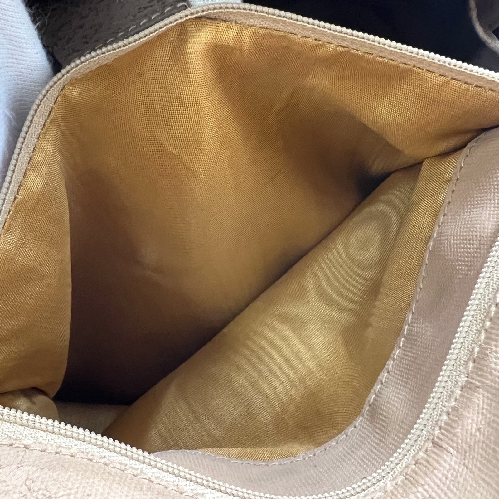 Gucci GG Supreme Hand Tote Bag - Beige Brown, PVC Leather