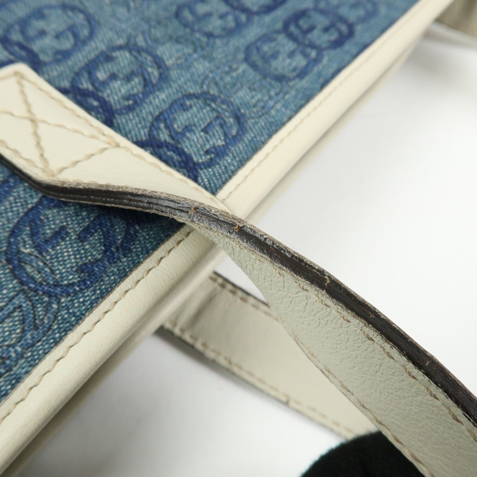 Gucci Tote Bag - Denim, GG Denim and Leather 