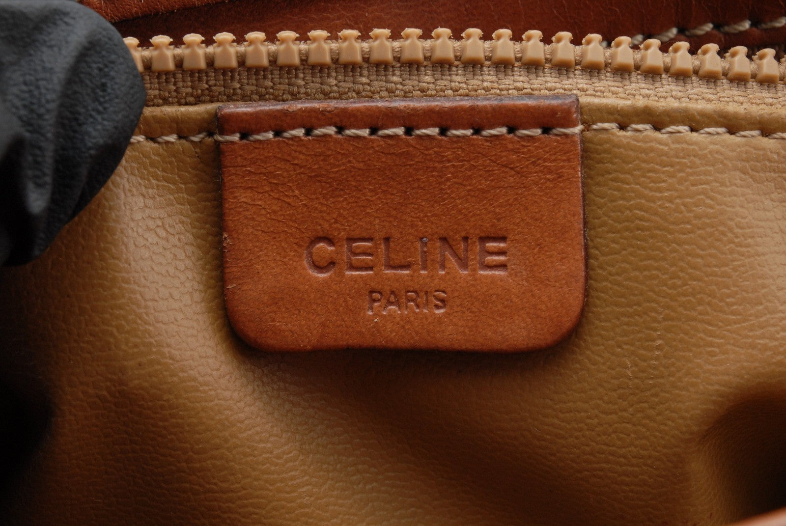 Celine Vintage Macadam Hand Tote Bag - Beige, PVC Leather