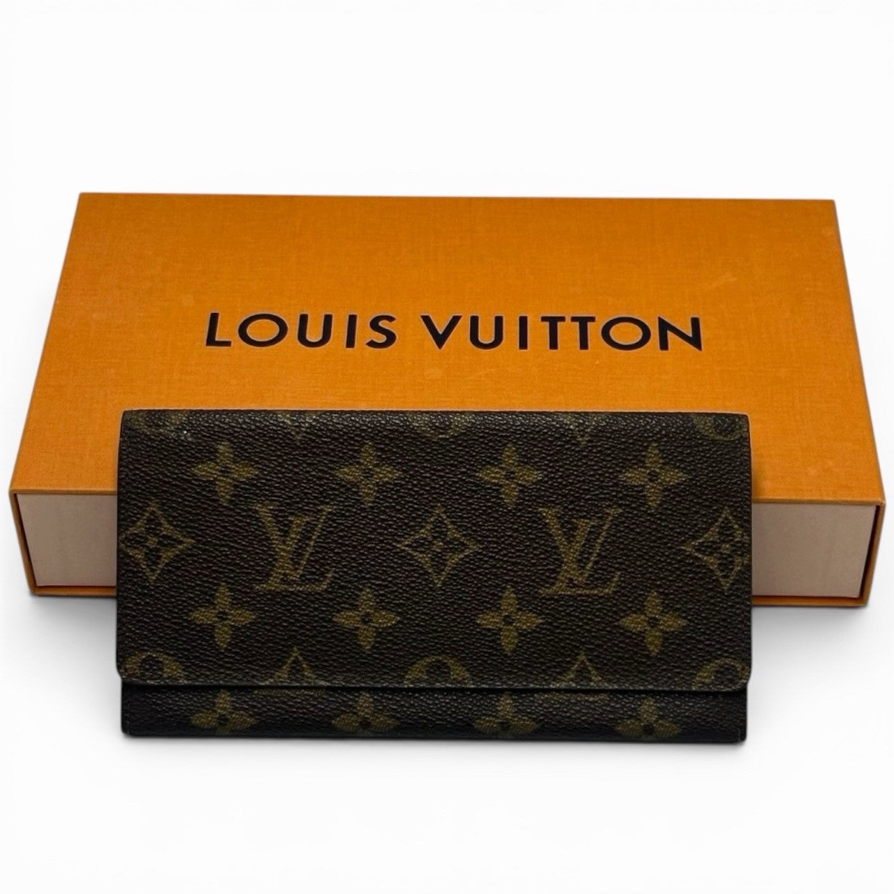 Louis Vuitton Monogram Bi-fold Long Wallet - Brown, Leather