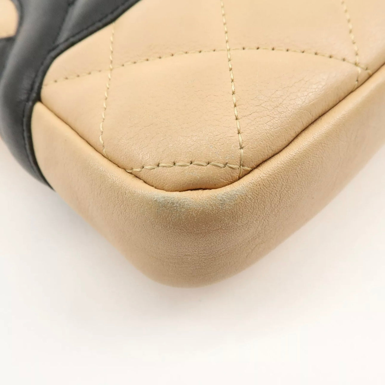 CHANEL Cambon Line Lambskin Shoulder Bag