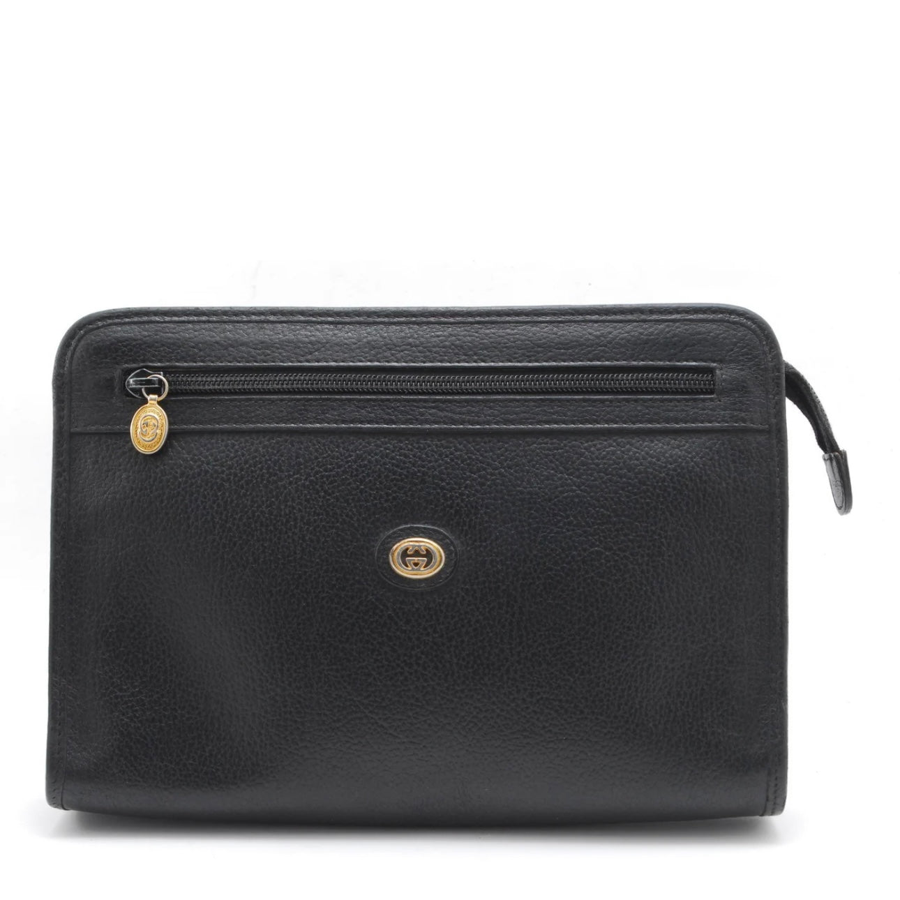 Gucci Clutch Second Bag - Black, Leather
