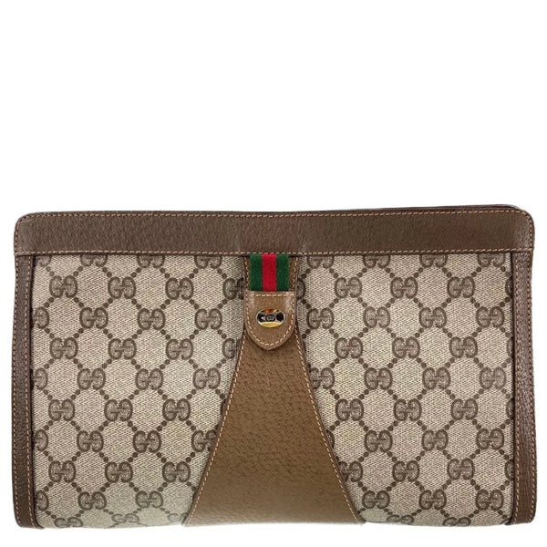 SHERRY LINE PVC LEATHER CLUTCH