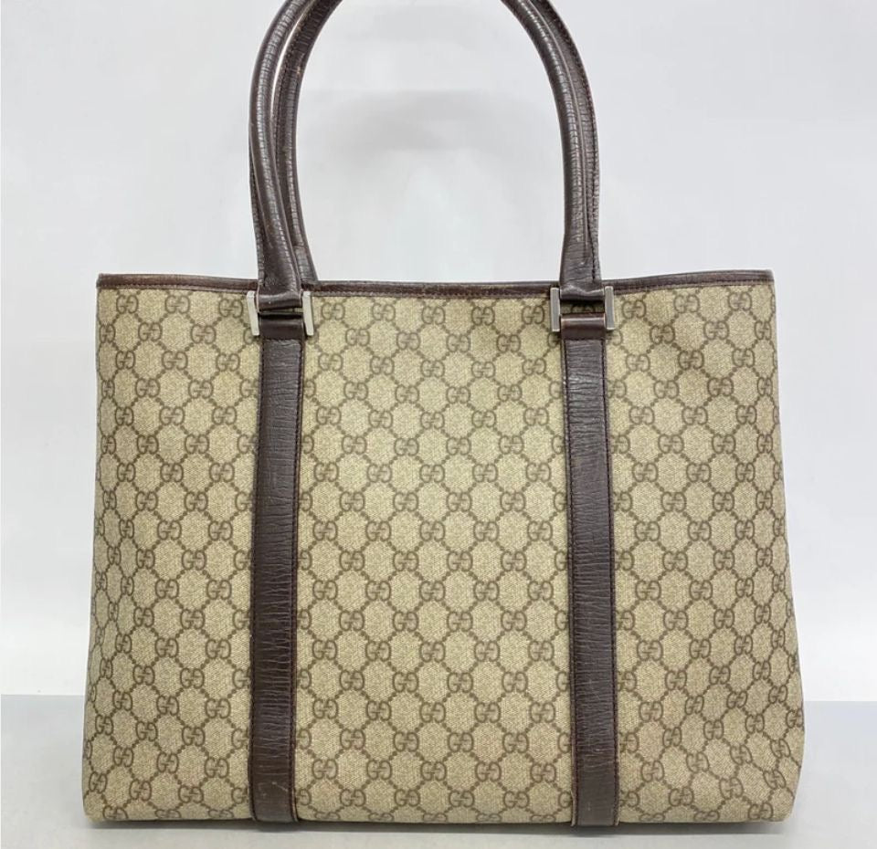 GUCCI GG SUPREME SHOULDER TOTE BAG