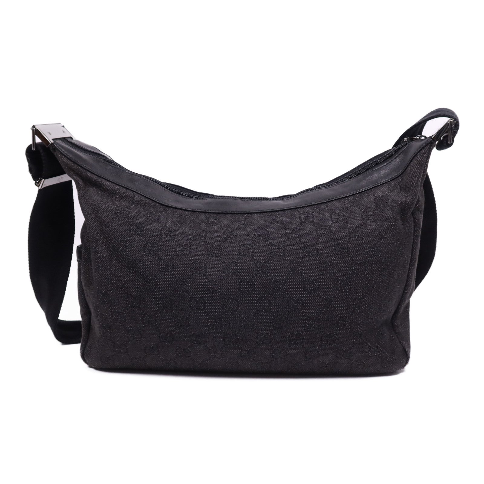 GUCCI GG SHW Shoulder Bag GG Canvas Black