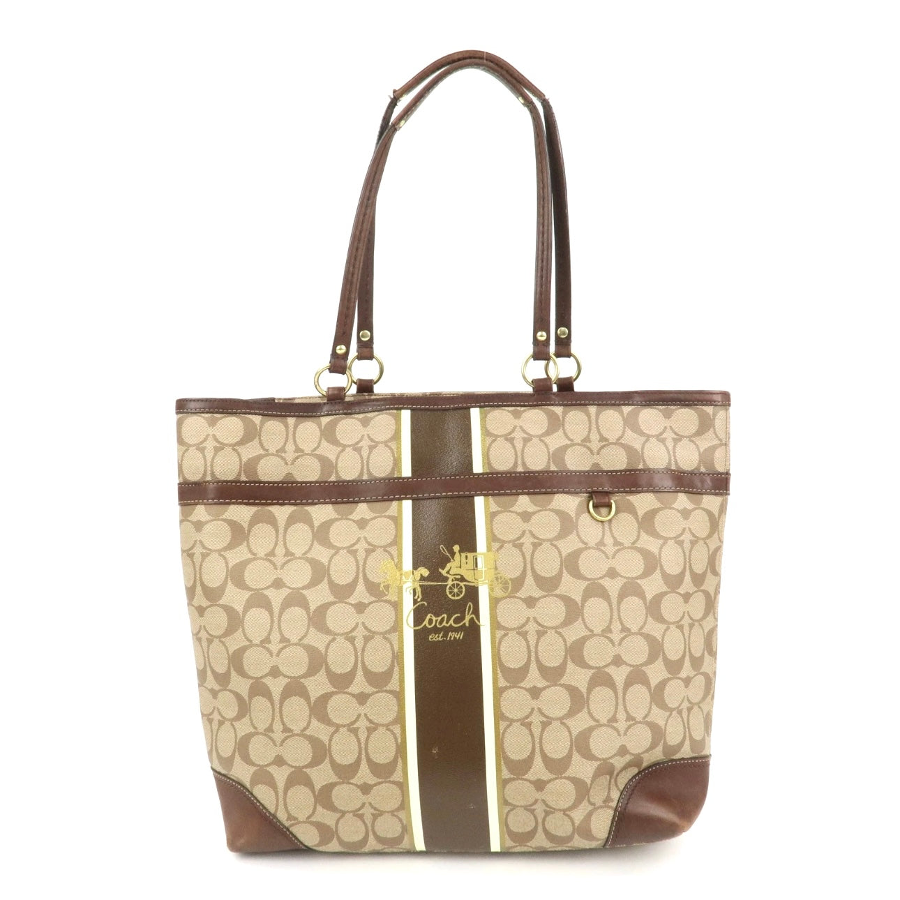 Coach Brown Tote Bag