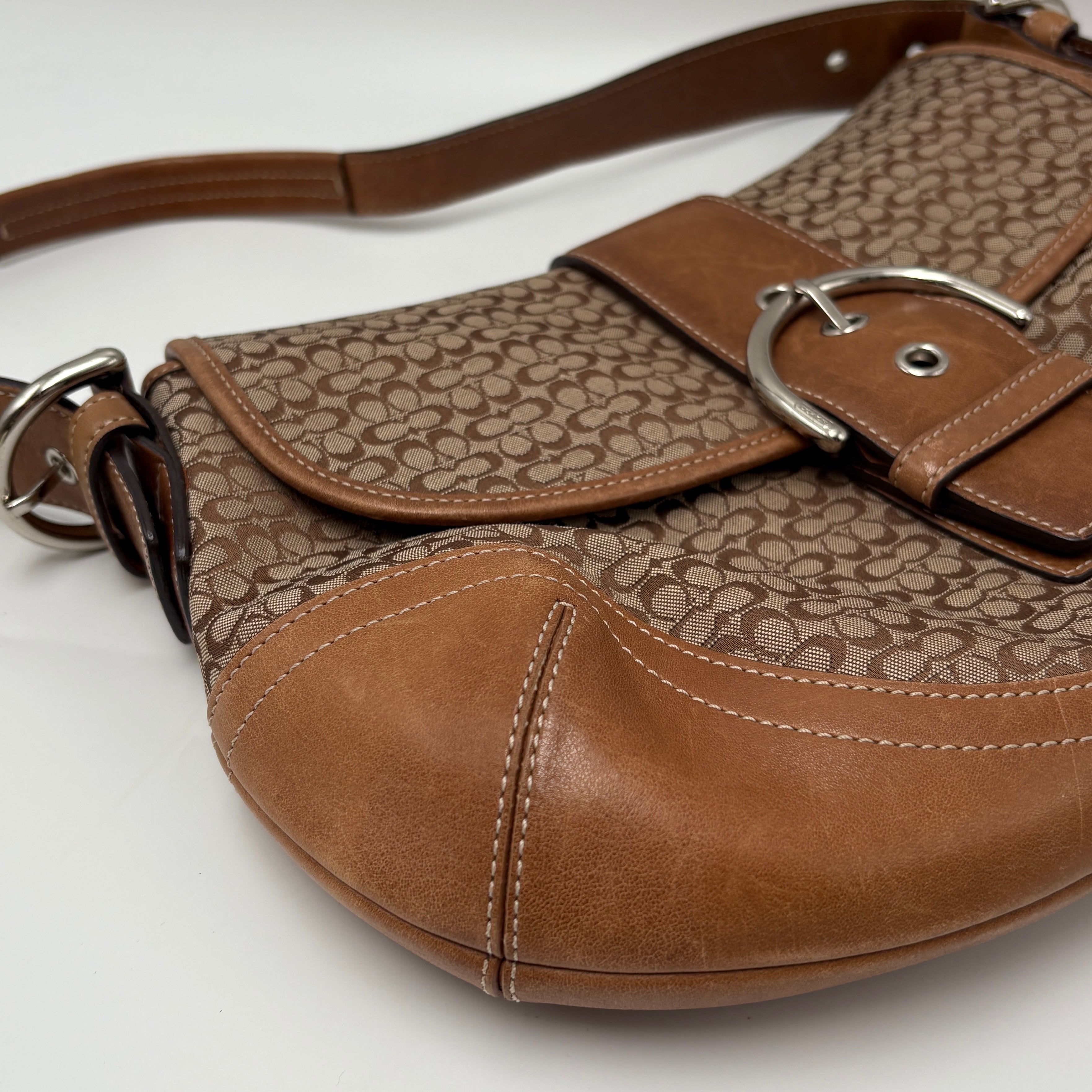 Coach Signature brown bag