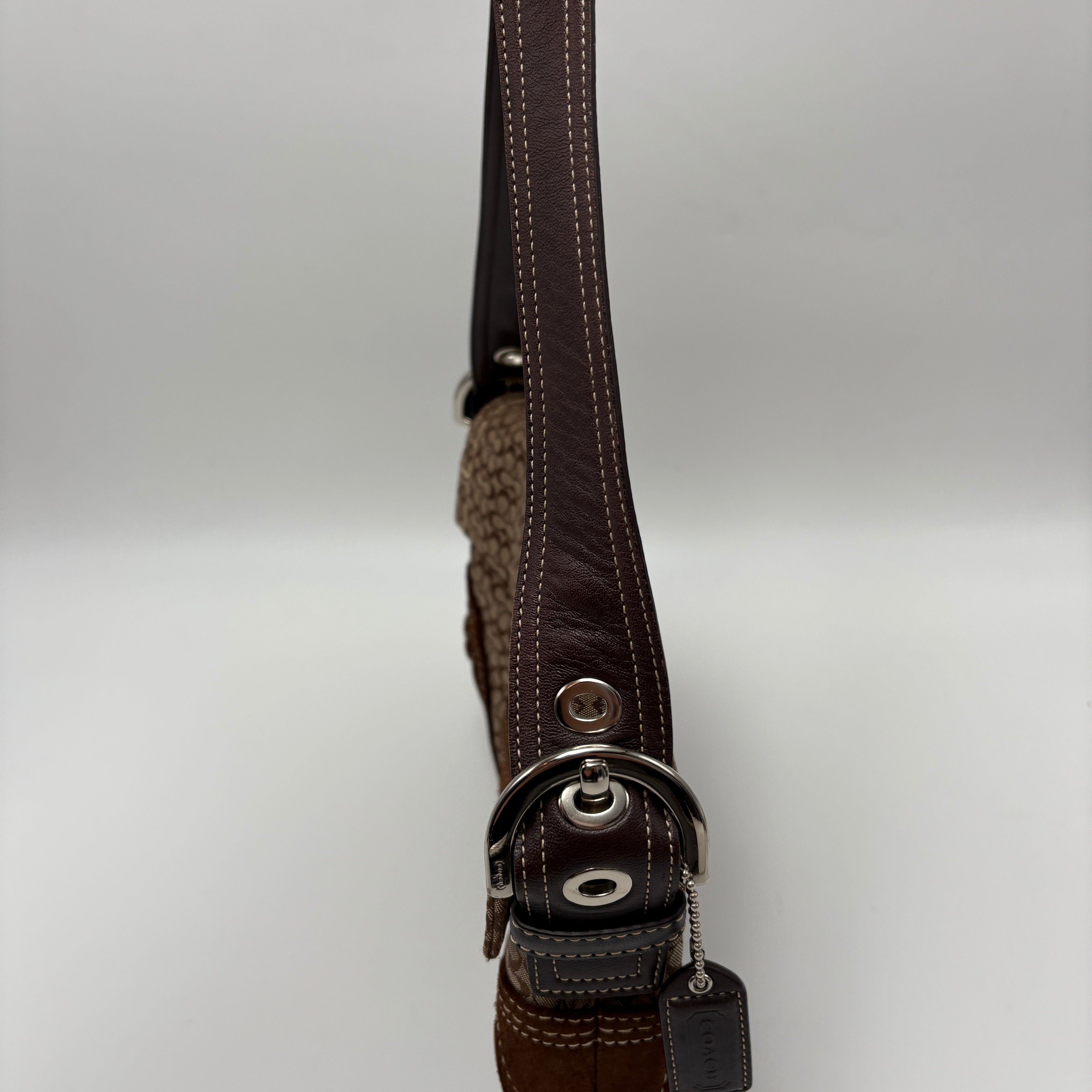 Coach Signature Suede bag