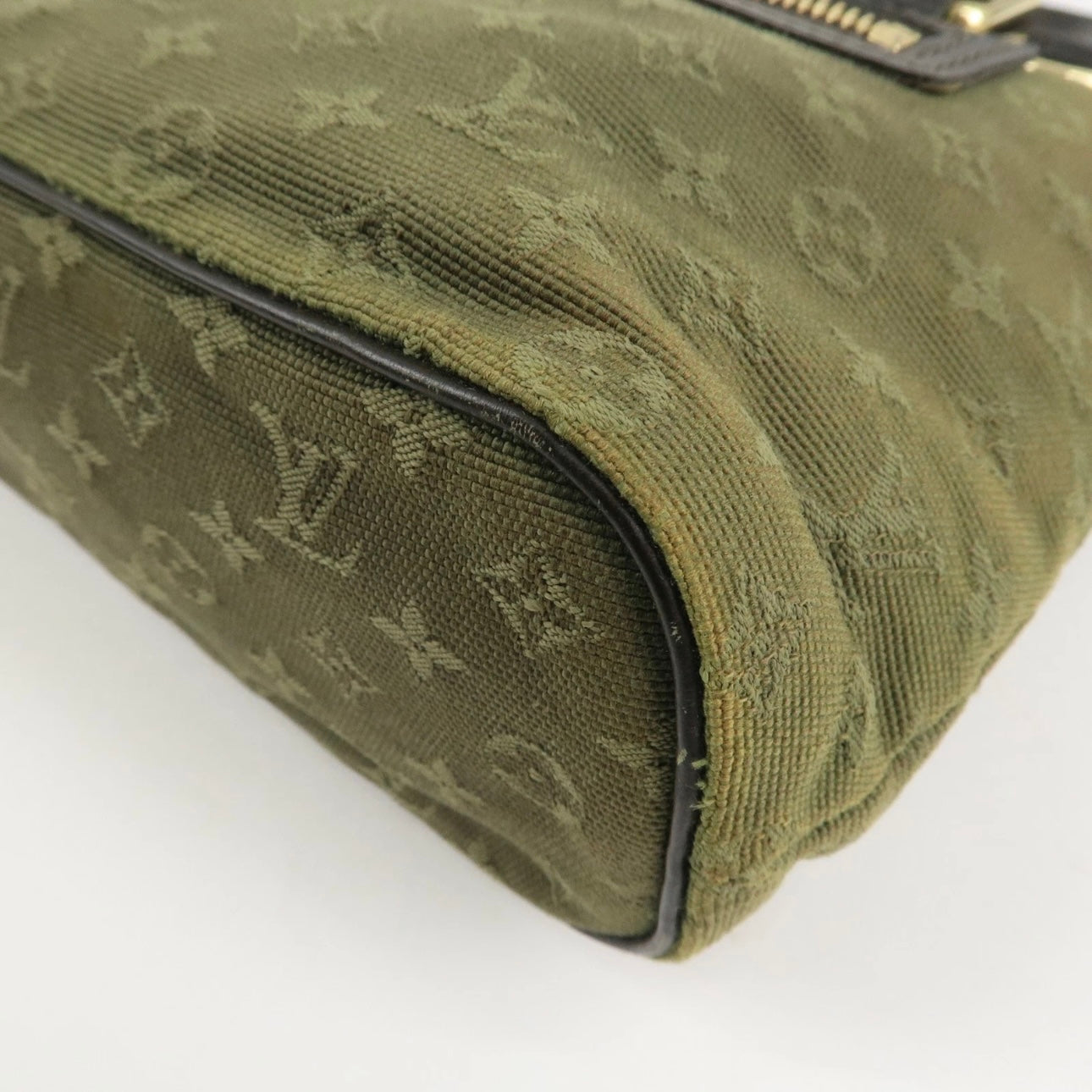 Louis Vuitton Monogram Mini Lucille PM Hand Bag Khaki