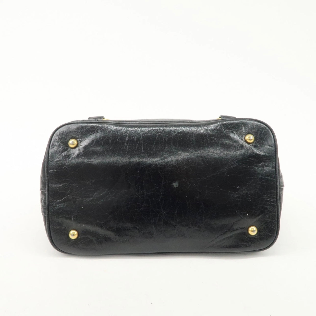 MIUMIU Leather Hand, crossbody Bag Black