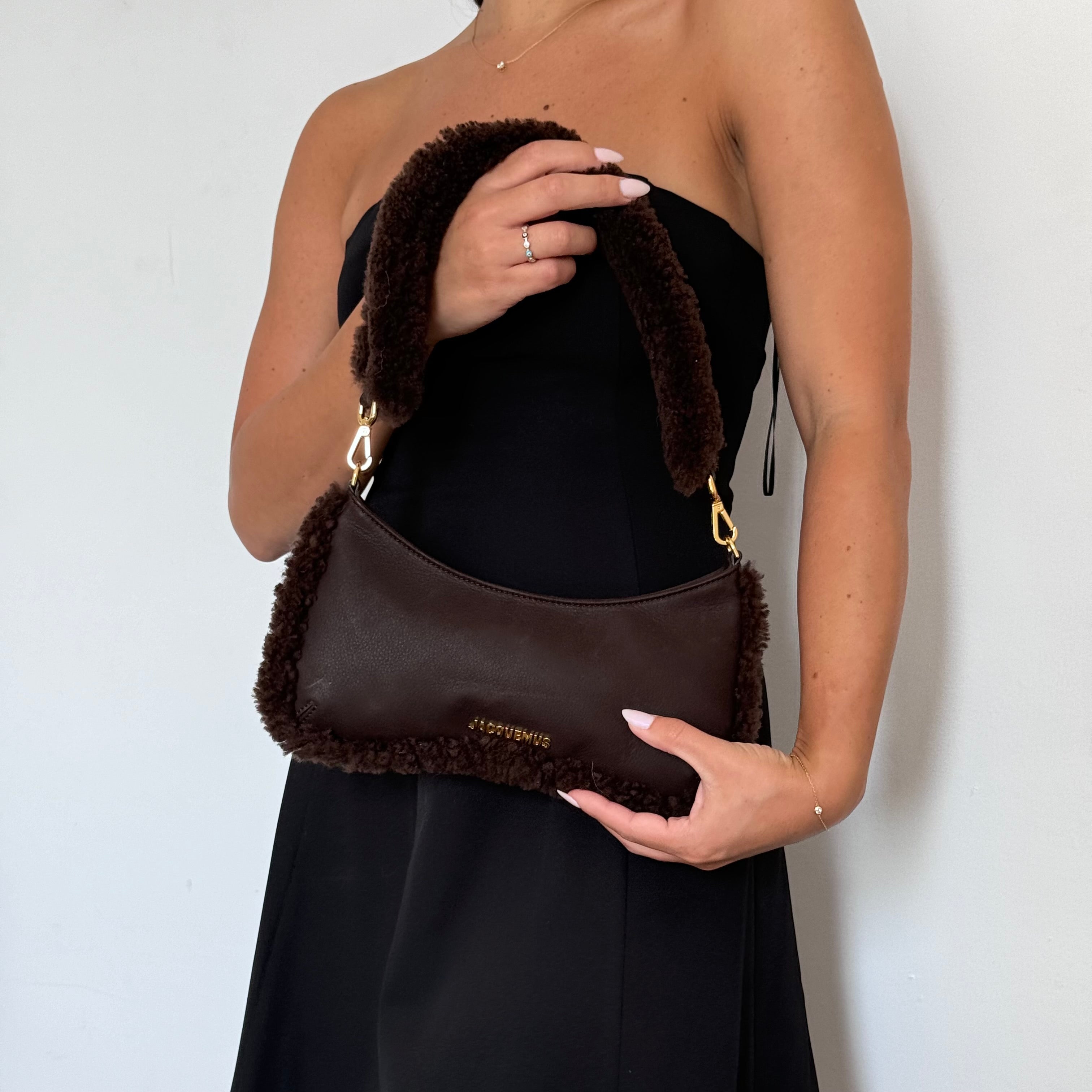 Synthetic fur bag