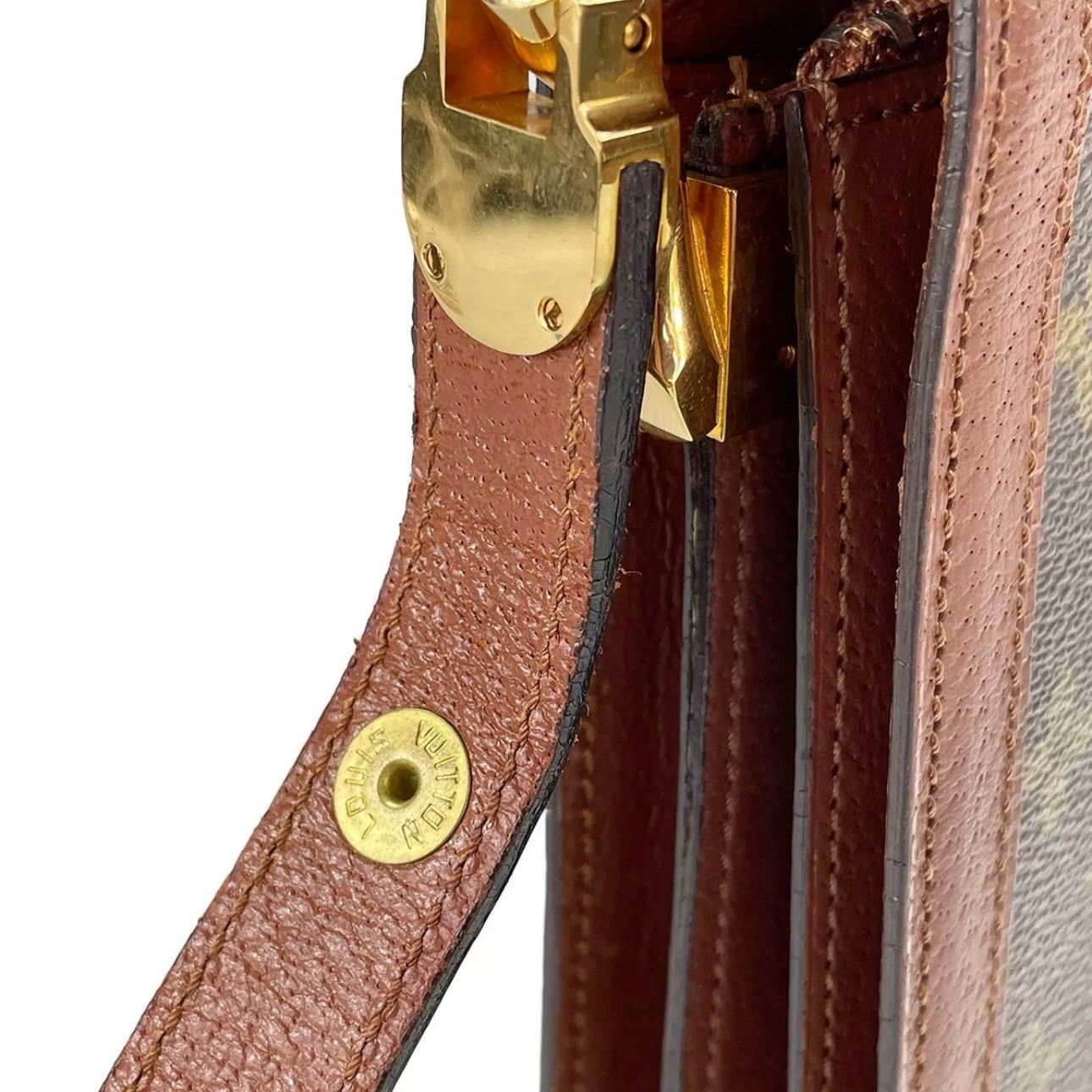 Louis Vuitton Rond Point Leather Brown Shoulder bag