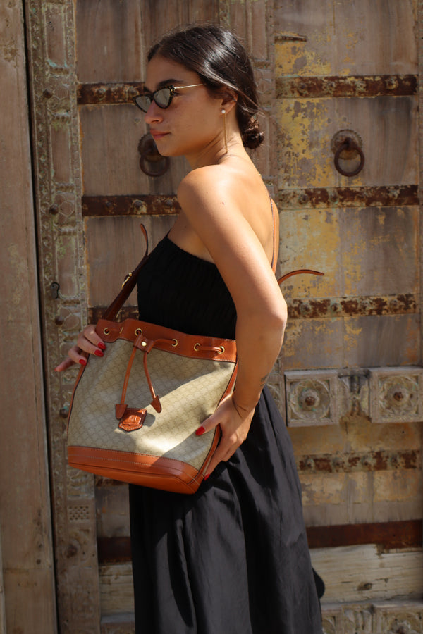 Pvc Triomphe Macadam Shoulder Bag