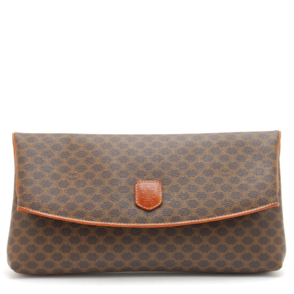 Celine Macadam Clutch - Brown, Leather and PVC
