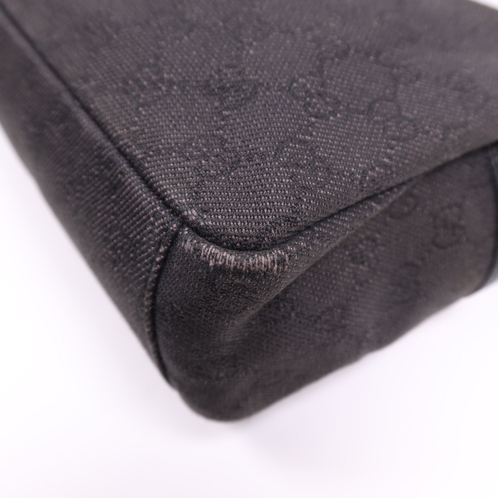 GUCCI GG SHW Shoulder Bag GG Canvas Black