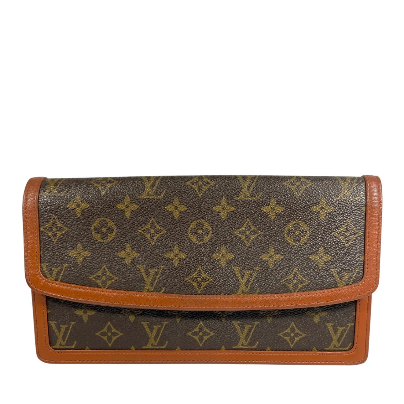 Louis Vuitton Pochette Dam GM Monogram Clutch Bag - Brown, PVC