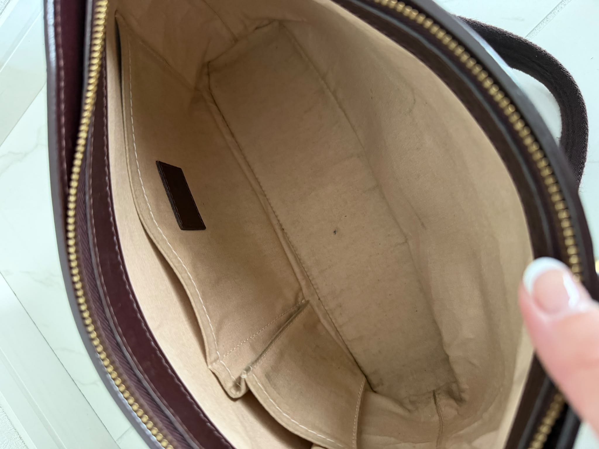 Louis Vuitton Monogram Mini Lucille PM Handbag - Cerise, Monogram Canvas