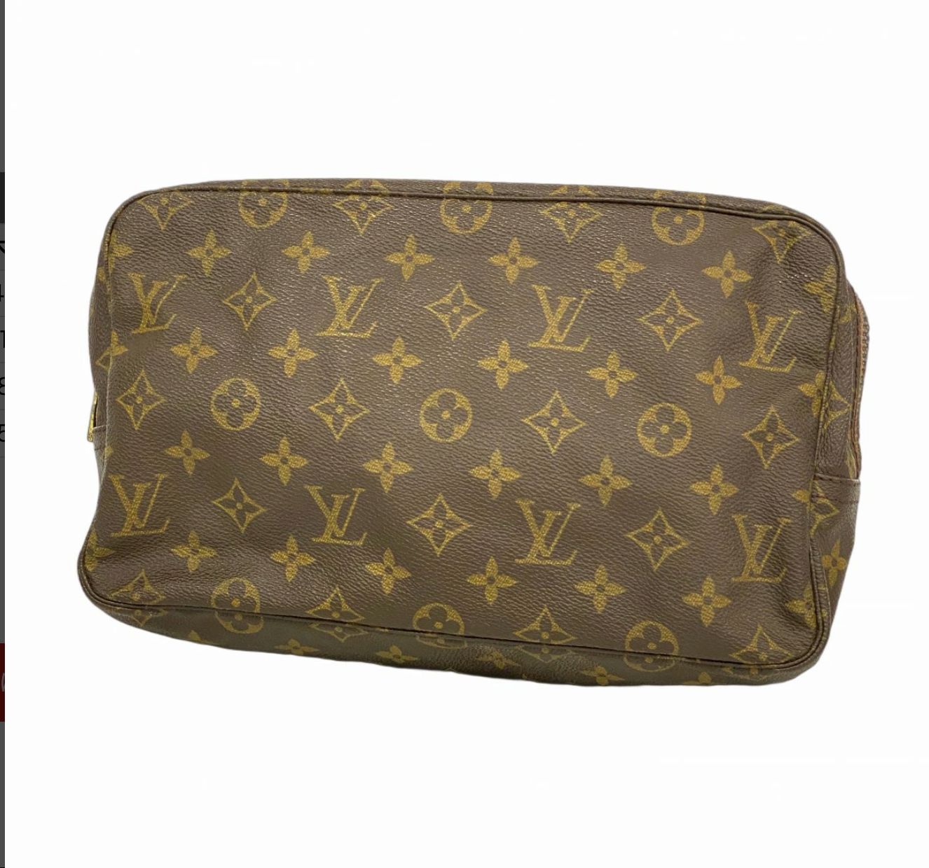 Louis Vuitton Trousse Toilette 28 Monogram Clutch - Brown, Leather