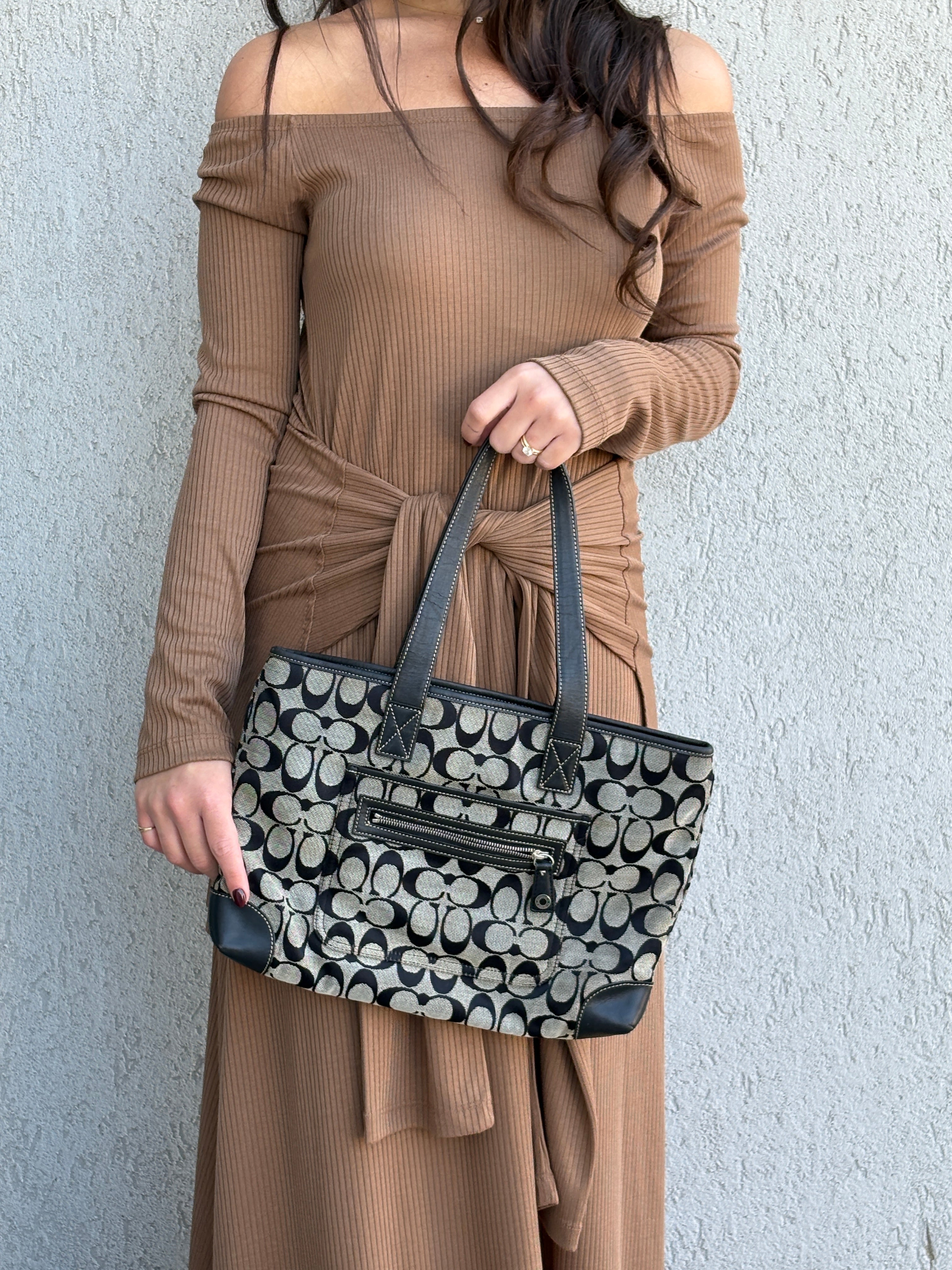 Coach signature bag