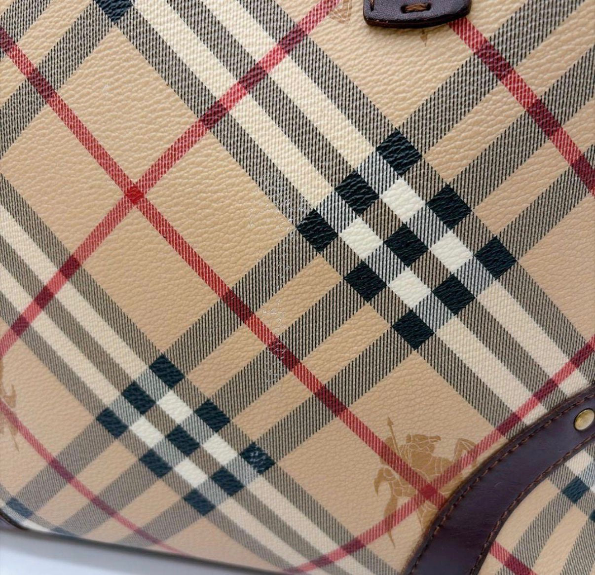 BURBERRY Nova Check Tote Bag