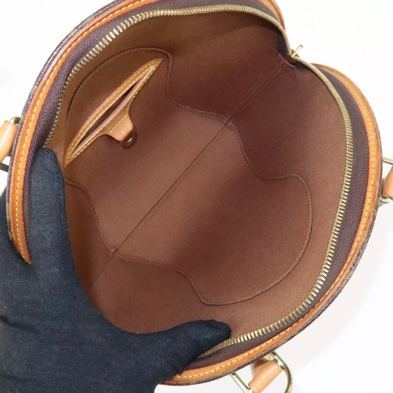 Louis Vuitton Monogram Ellipse PM Hand Bag Brown