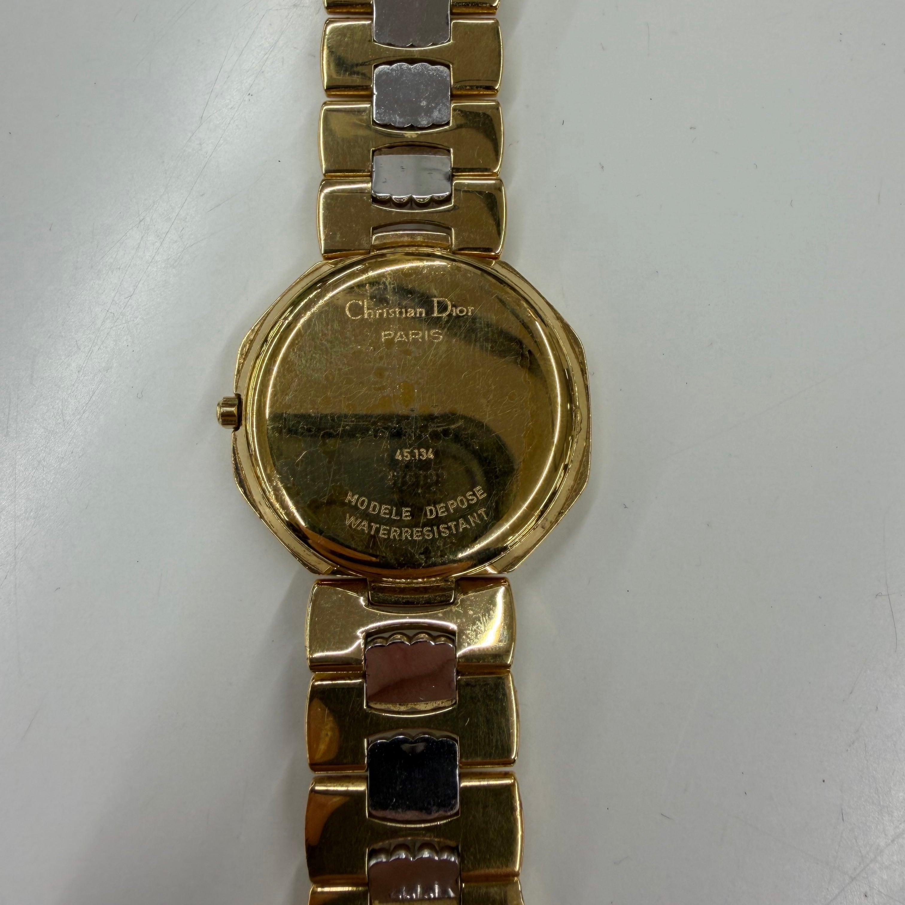 Christian Dior 48.133 Watch - Gold, Stainless Steel