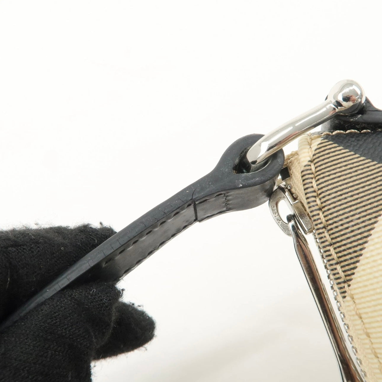 BURBERRY hand bag - Black, PVC