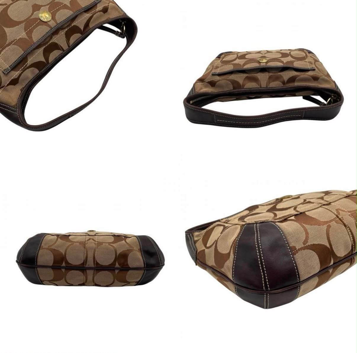 Coach Signature brown bag