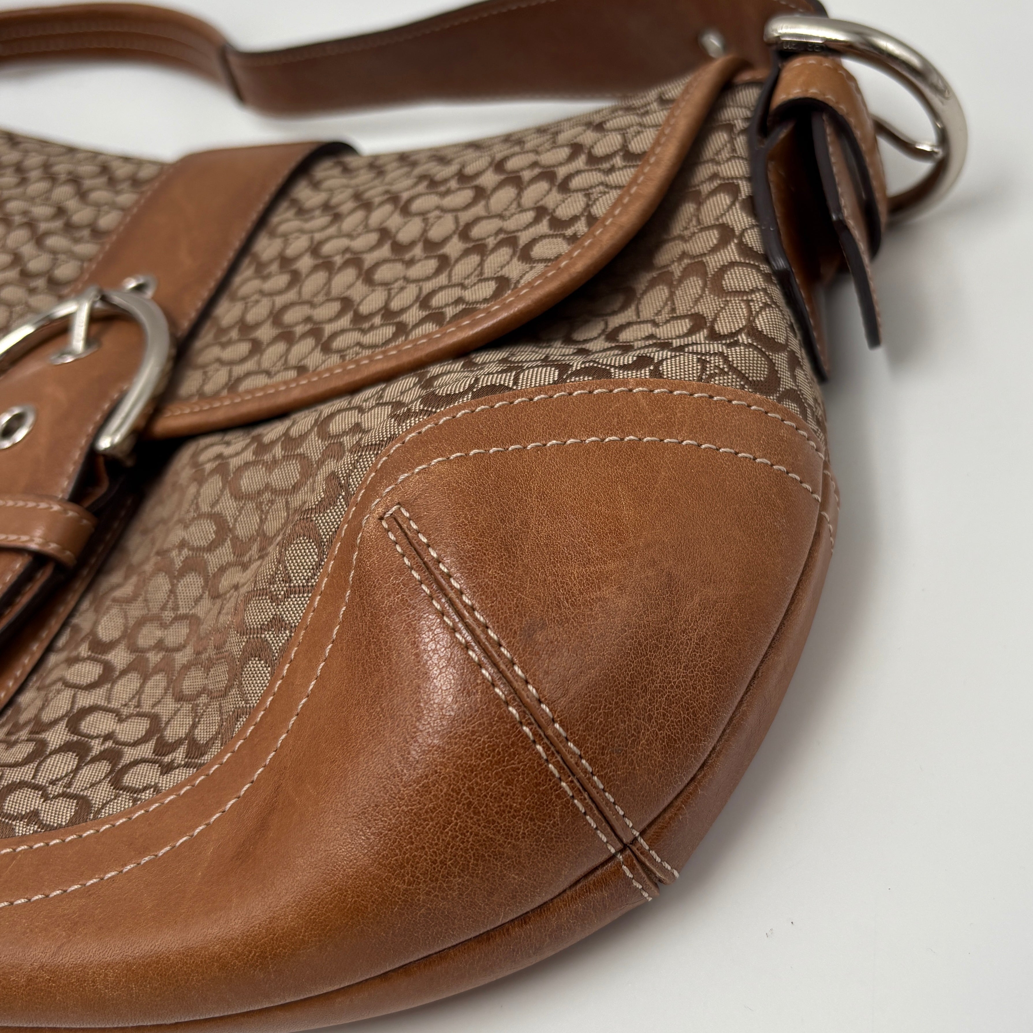 Coach Signature brown bag