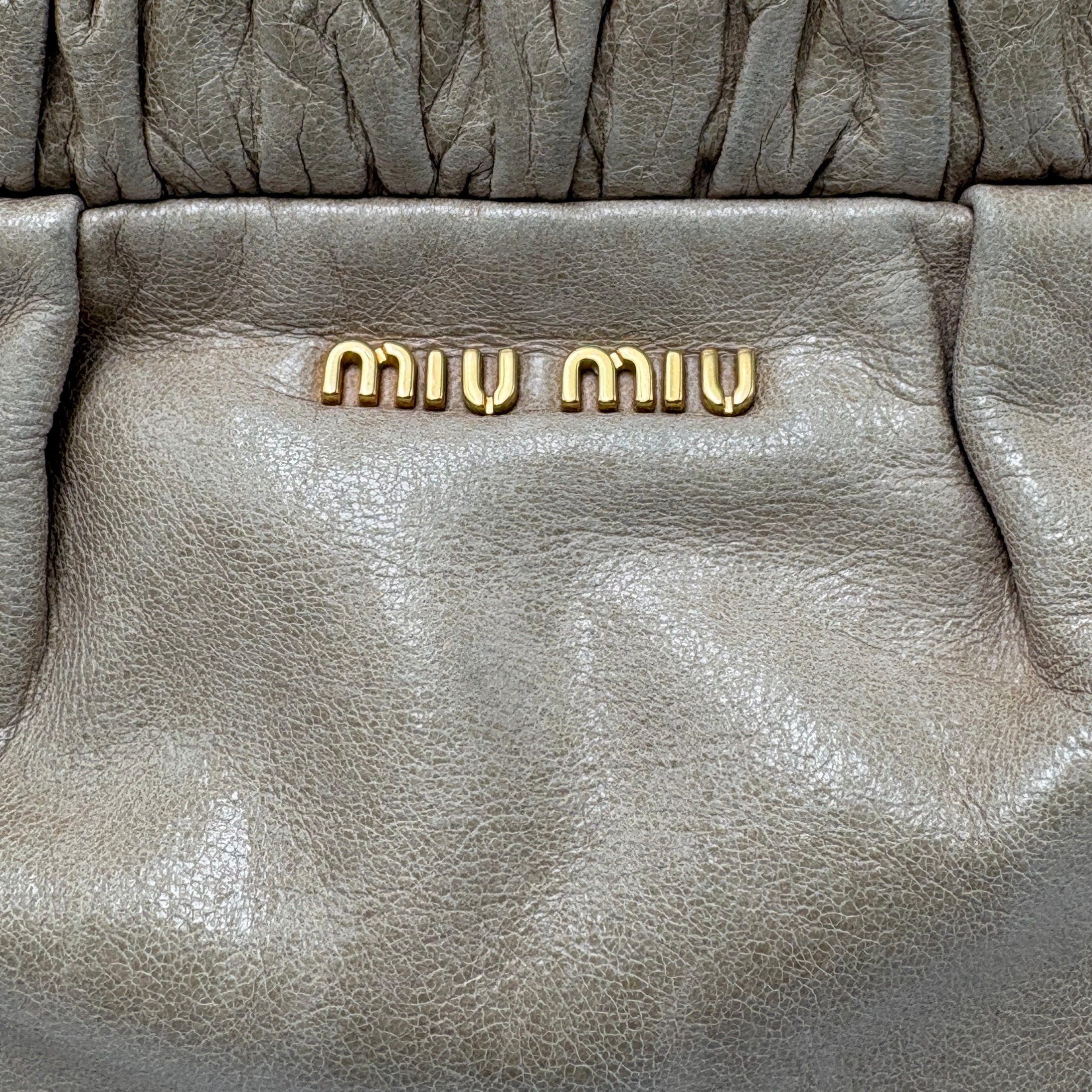 MIU MIU Leather Crossbody Bag