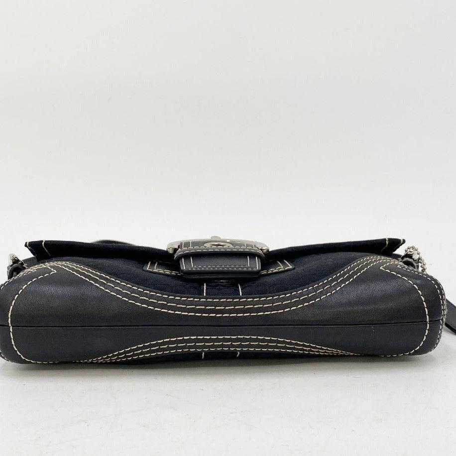 Coach Signature black shoulder bag