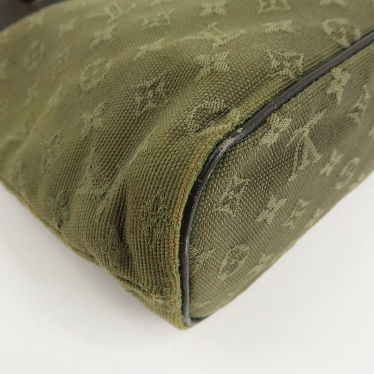 Louis Vuitton Monogram Mini Lucille PM Hand Bag Khaki
