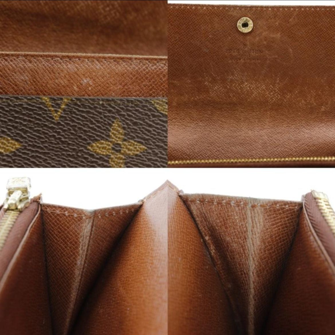 LOUIS VUITTON Portonet Zip Bi-Fold Wallet