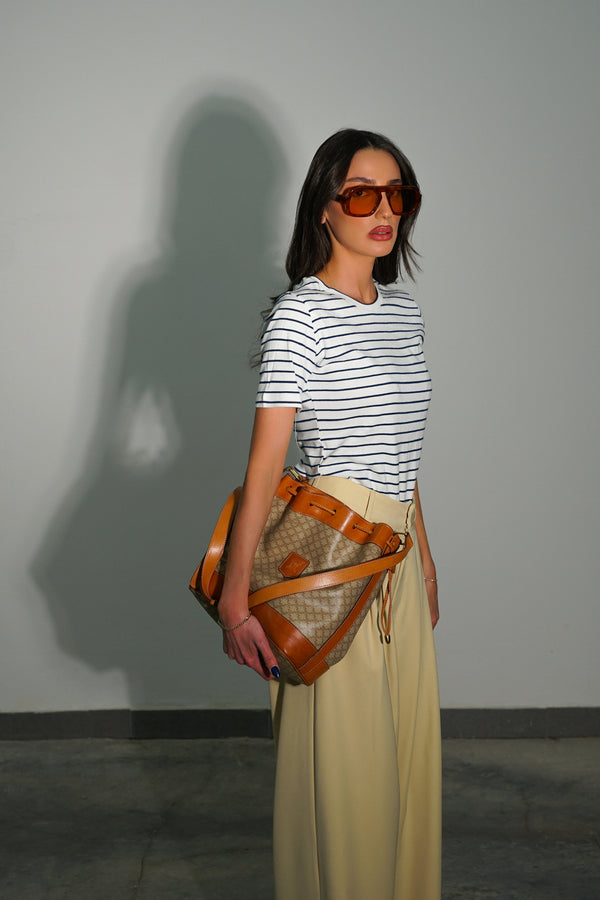 Celine Macadam Shoulder Bucket bag