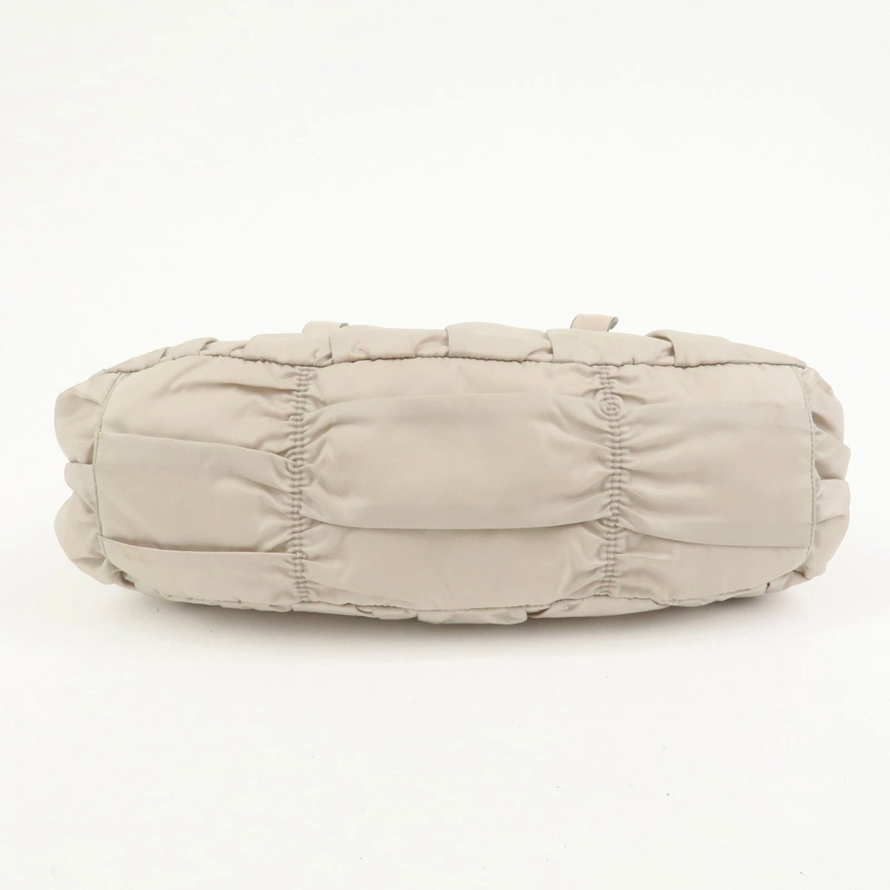 Prada Nylon Leather 2Way Bag- Gray