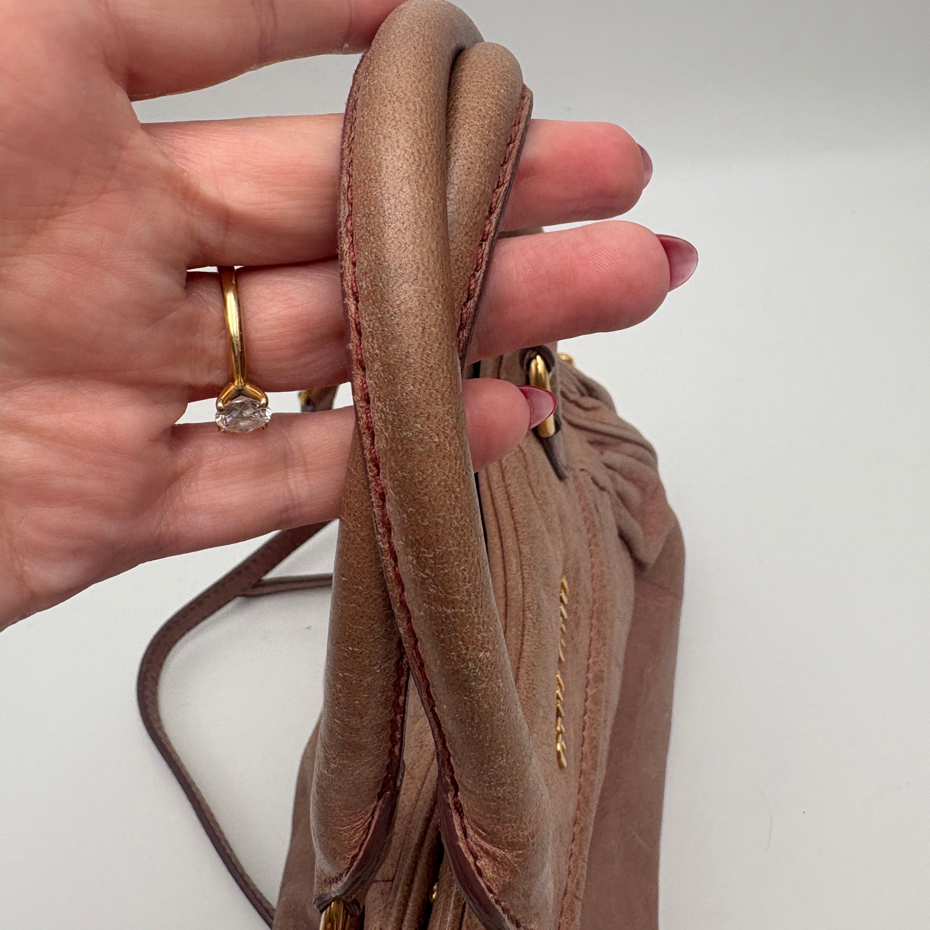 Miu Miu leather Pink Bag