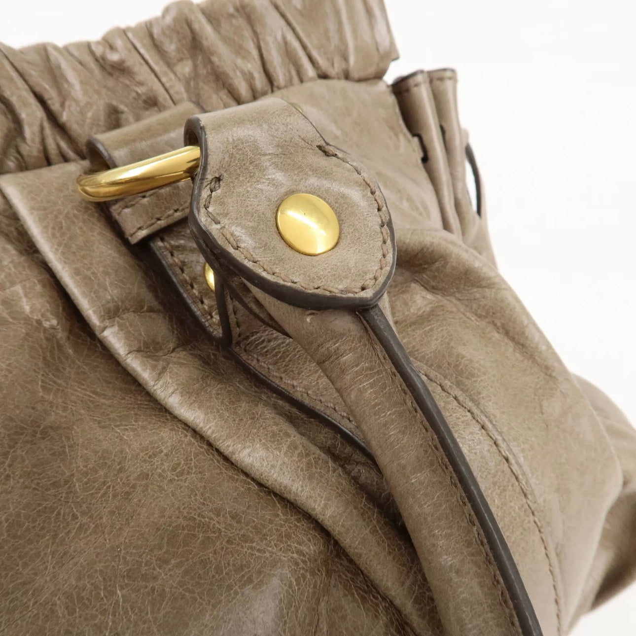MIU MIU Leather Hand & Shoulder Bag
