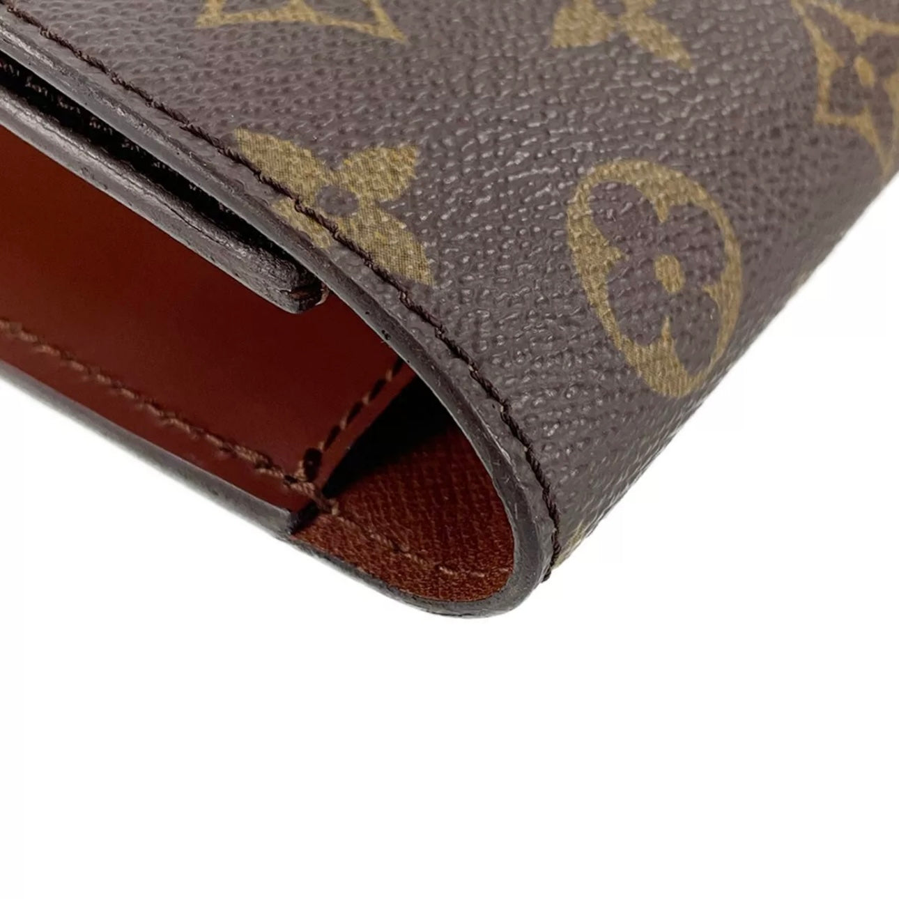 Monogram Chaillot Leather Brown Clutch bag
