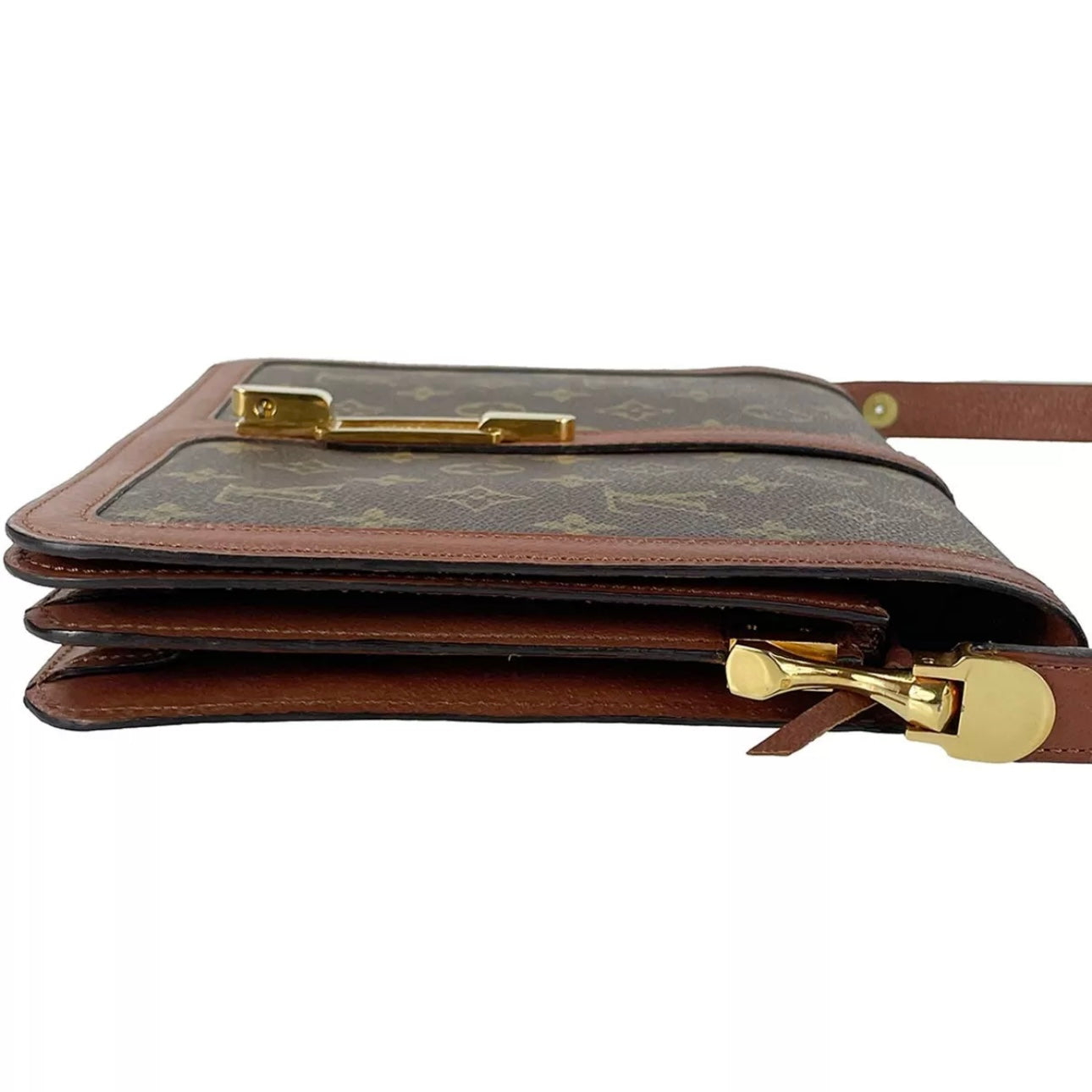 Louis Vuitton Rond Point Leather Brown Shoulder bag